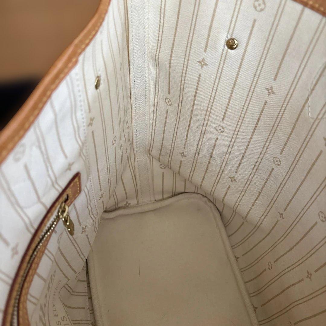 ルイヴィトン　トートバッグ ダミエ アズール　ホワイト