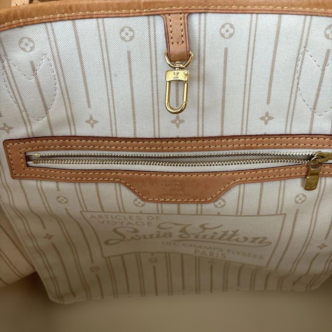 ルイヴィトン　トートバッグ ダミエ アズール　ホワイト