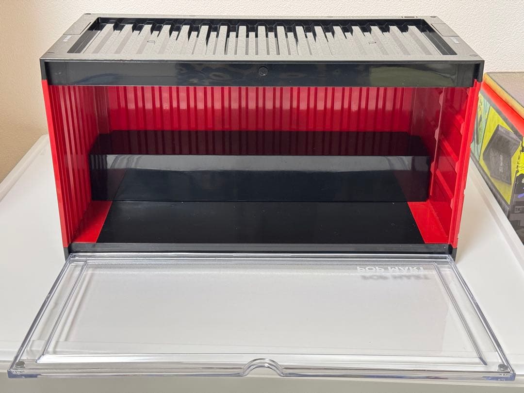 POP MART 100% ライト付き ディスプレイ コンテナ 2個セット