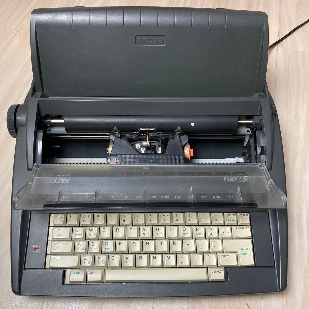 brother 電子タイプライター WORD SHOT V 動作品