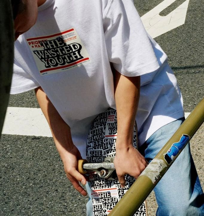 wasted youth black eye patch スケート デッキ