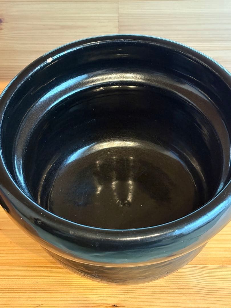 雲井窯 御飯鍋 黒楽 5合炊き