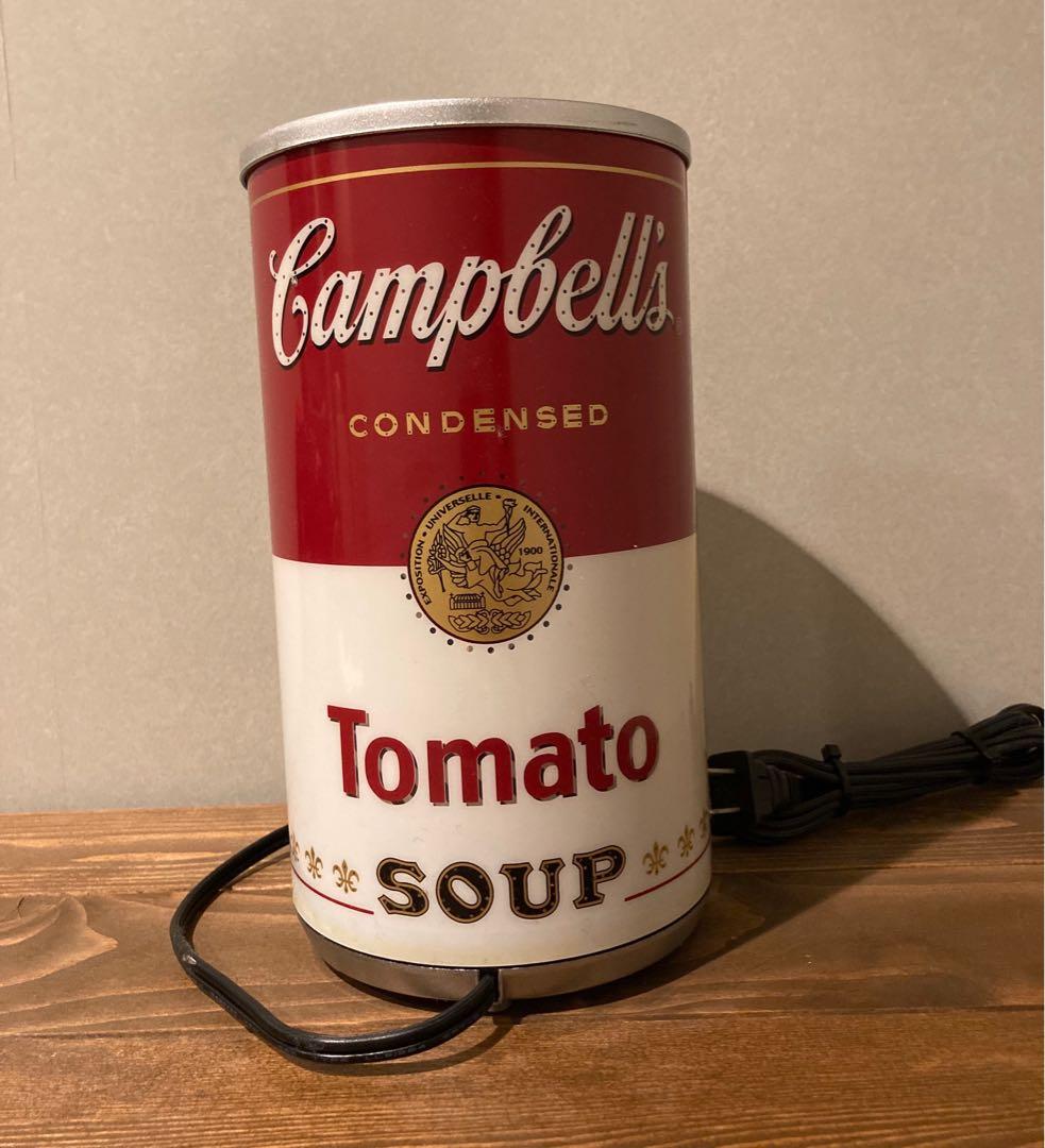 Campbell’s soup キャンベル condensed ランプ