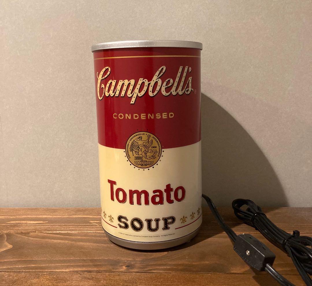Campbell’s soup キャンベル condensed ランプ