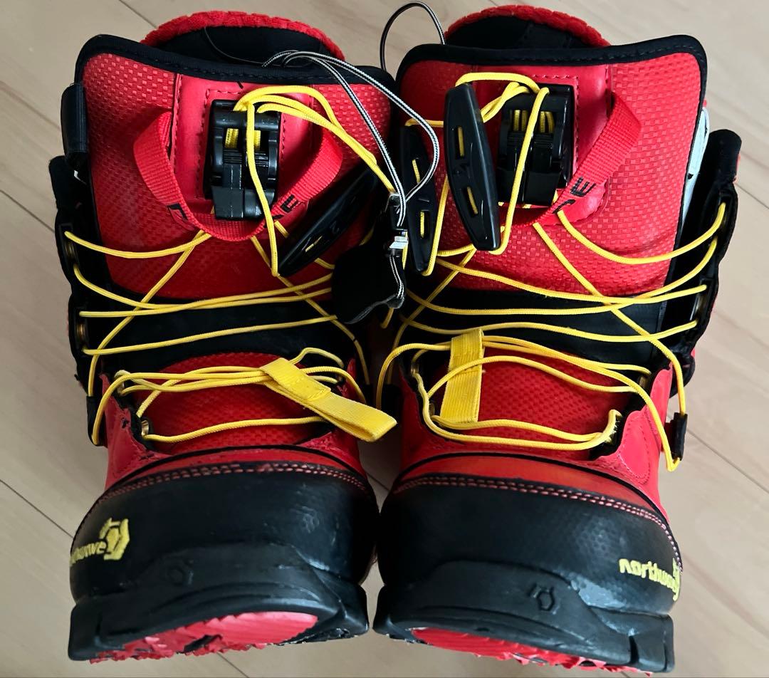 northwave スノーボードブーツ レッド　収納バック付