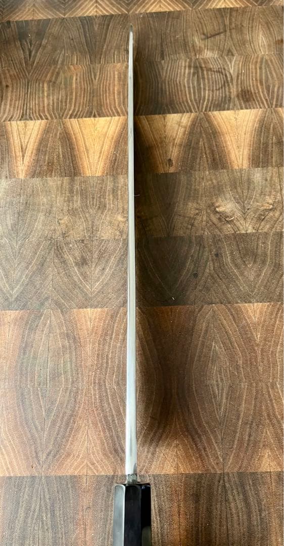 堺打刃物　水本焼　柳刃　尺一　包丁 　刺身　青鋼　水野鍛錬所　黒檀