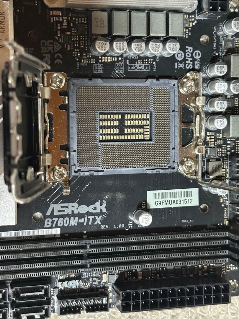 ASRock B760M-ITX マザーボード　DDR5 OEM版