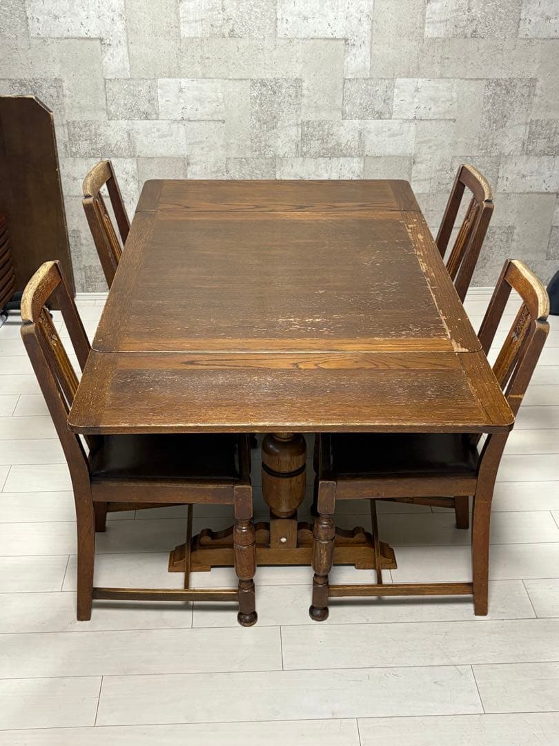 【3/5】イギリスアンティークダイニングチェア(1脚分)テーブル＆椅子3脚は別売