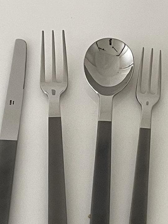 ALESSI　SANTIAGOカトラリーセット　DC05　ブラックハンドル