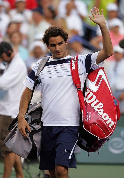 ナイキ　テニスウェア　M　フェデラー着用モデル　2007　インディアンウェルズ