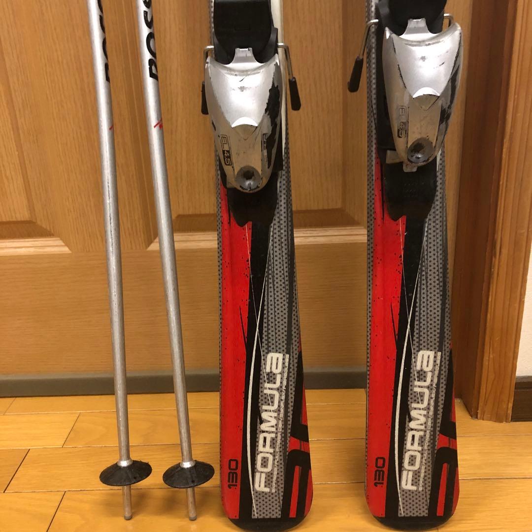 Head Formula スキー 130cm 赤/黒 スキーセット