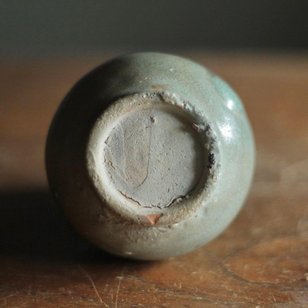 高麗青磁 白黒象嵌 徳利 酒器 古美術 古道具 アンティーク 朝鮮美術 高麗美術