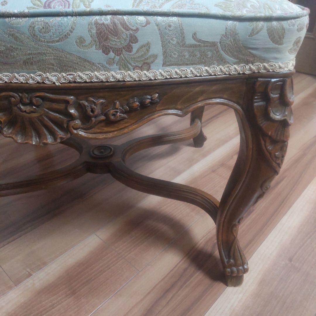 イタリア製 チェア 椅子 家具 1人掛け アンティーク 猫脚 美品