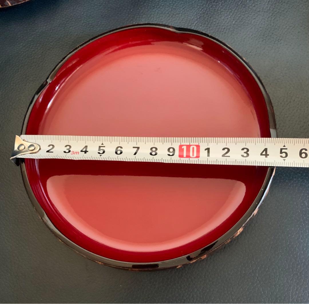 桜皮細工　茶道具　茶櫃　角形　茶托　菓子皿　お盆　皿　器　伝統工芸　漆器　螺鈿