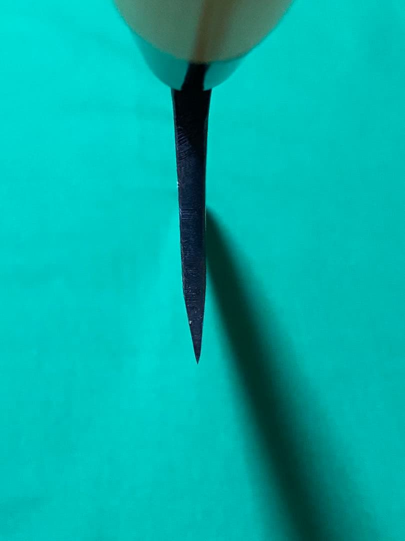 土佐打刃物　黒打両刃出刃包丁　青ニ鋼　7寸