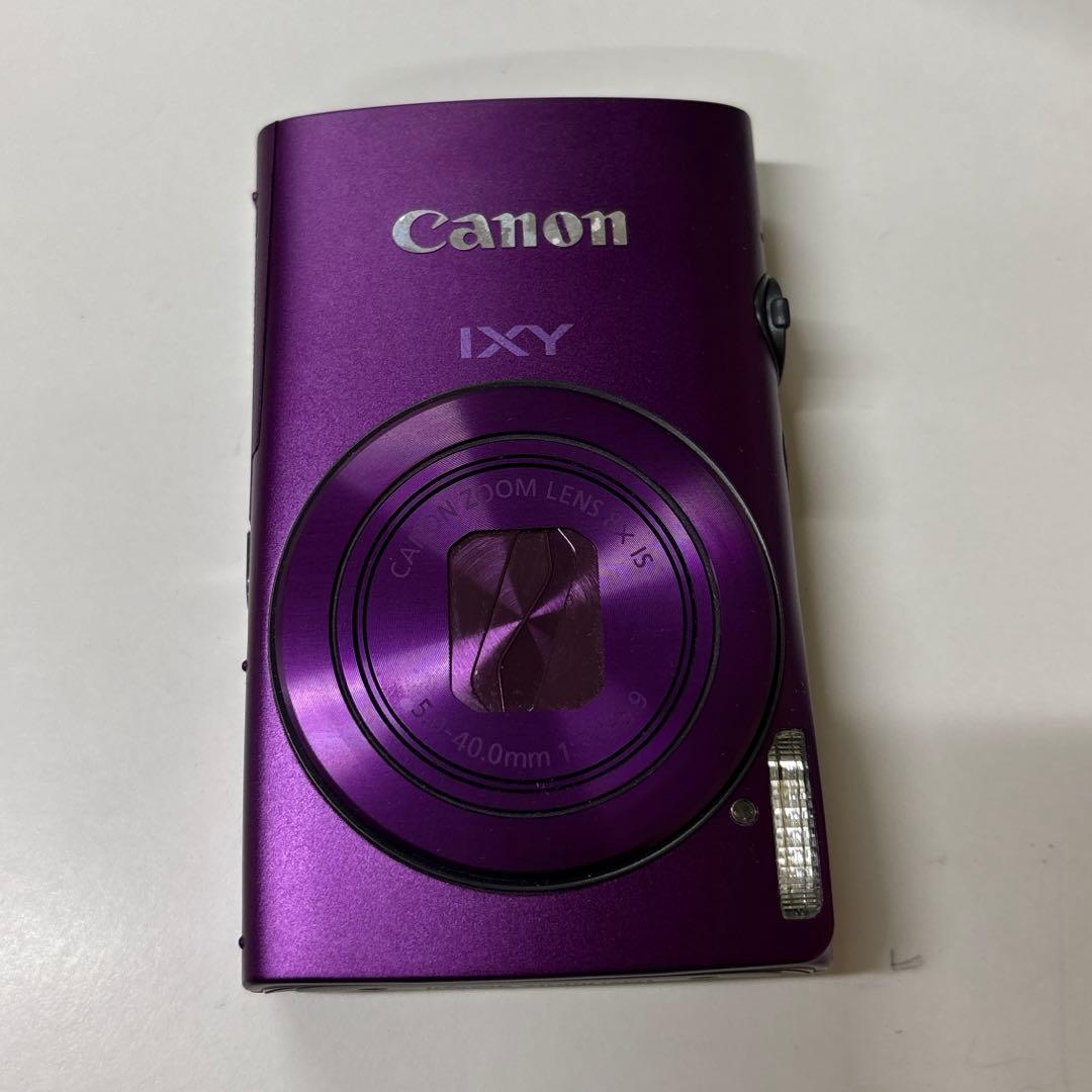 Canon キャノン　カメラ　パープル