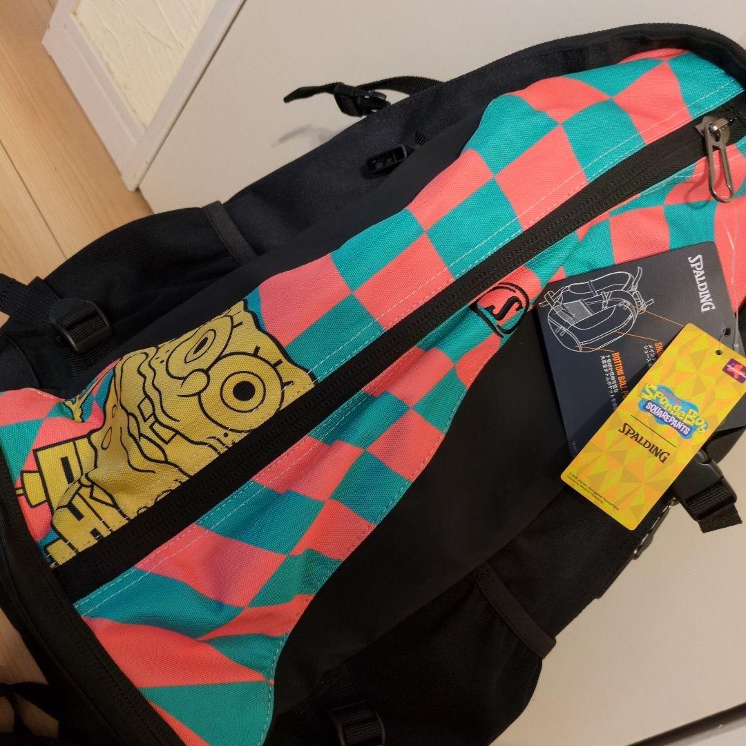 【新品】SPALDINGスポンジボブ ケイジャー リュック　バスケ
