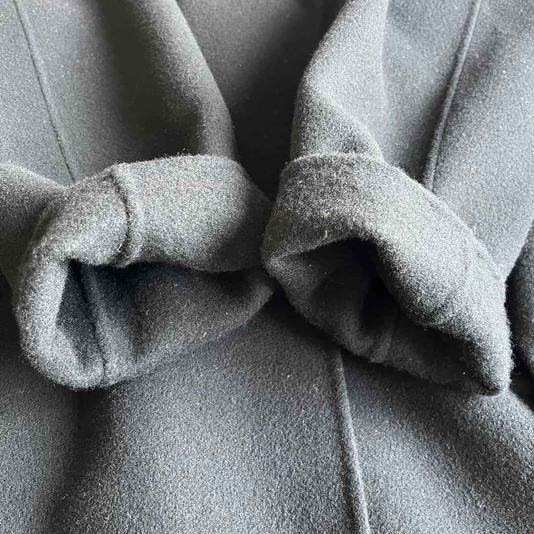 N.O.R.C ノーク ウールメルトンリバーコート ダブルフェイス ベルテッド