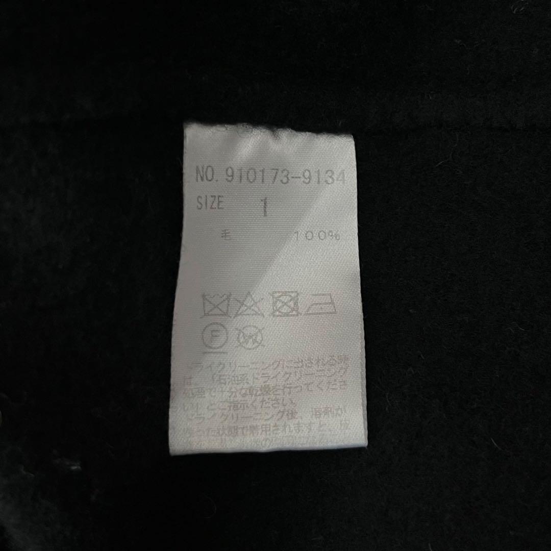 N.O.R.C ノーク ウールメルトンリバーコート ダブルフェイス ベルテッド