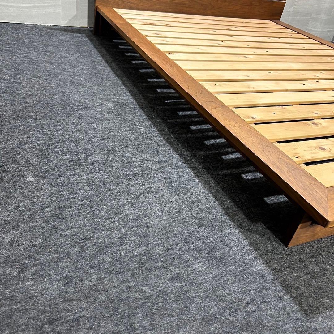 MasterWal ベッドフレーム モアレスベッド ダブル 無垢材 d4518