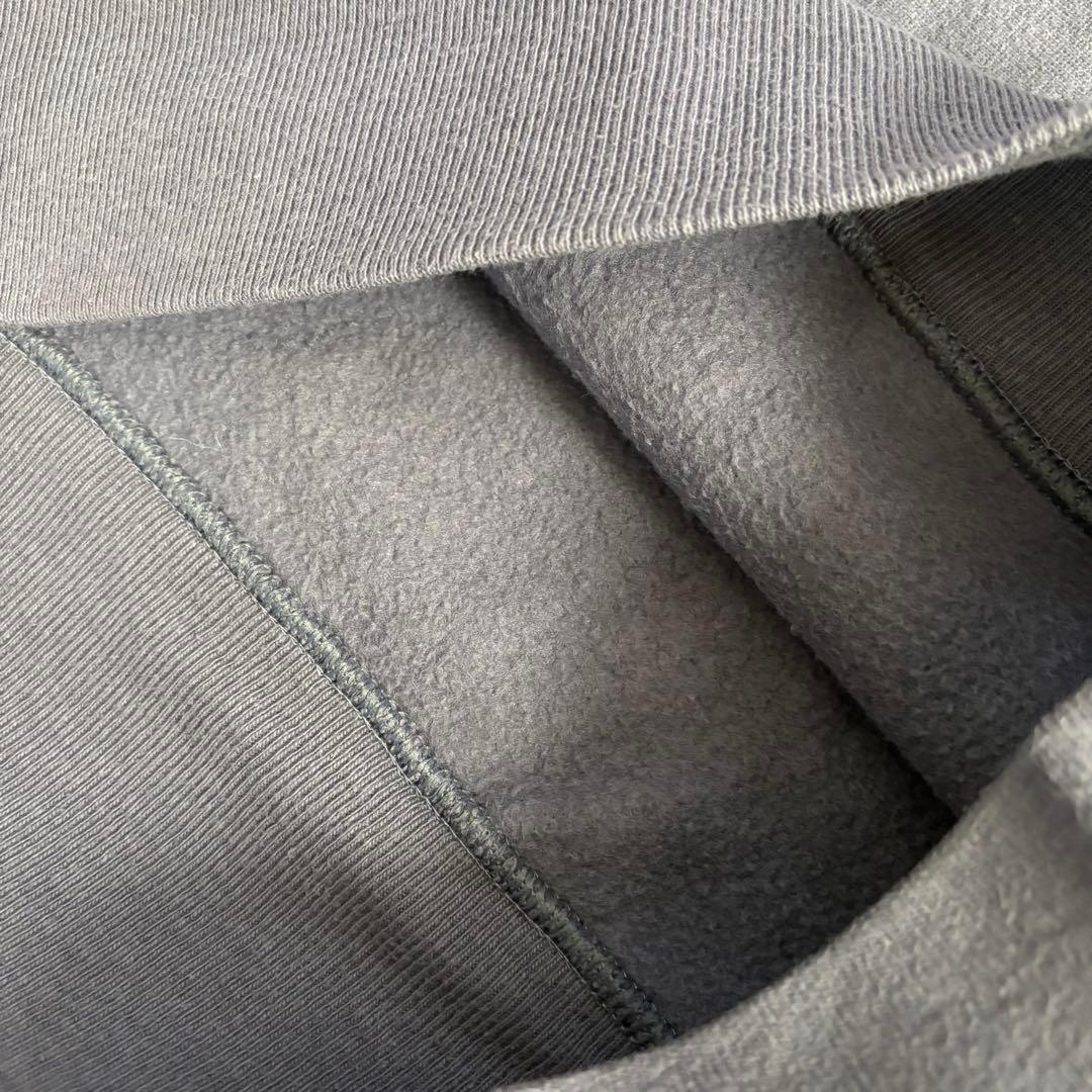 刺繍タグ90's リバースウィーブ　目ありUSA製　ラベンダー　パープル　L