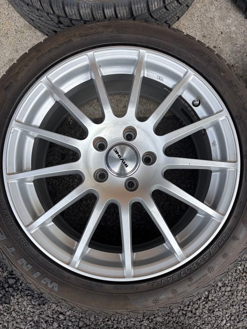 17インチ ホイールセット 4本　メルセデス・ベンツ　Cクラスカブリオレ