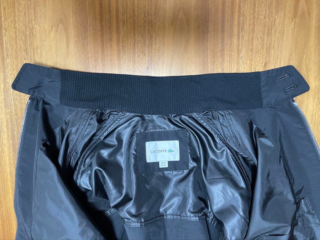 【美品】 LACOSTE ラコステ スイングトップ ブラック