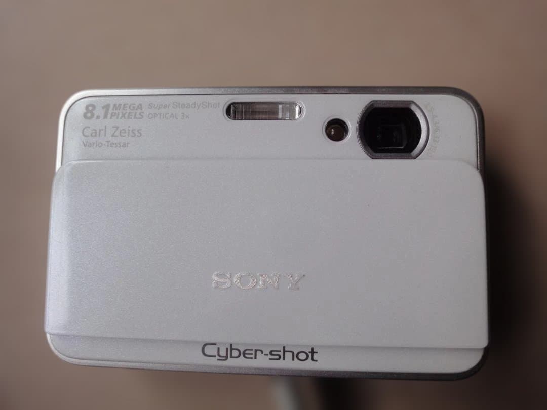 SONY ソニー Cyber-Shot DSC-T2 ホワイト　セット　中古