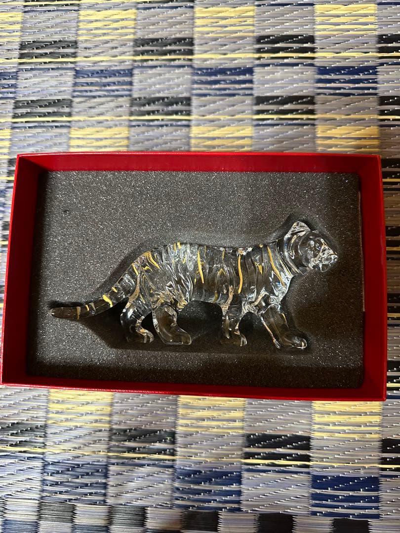 Baccarat クリスタル製 虎の置物