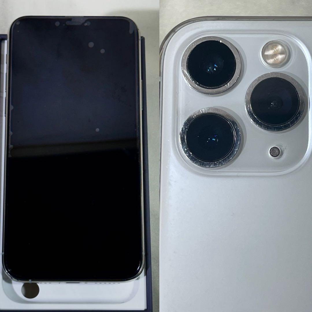 チェル様用 iPhone11 pro 256GB シルバー バッテリー100%
