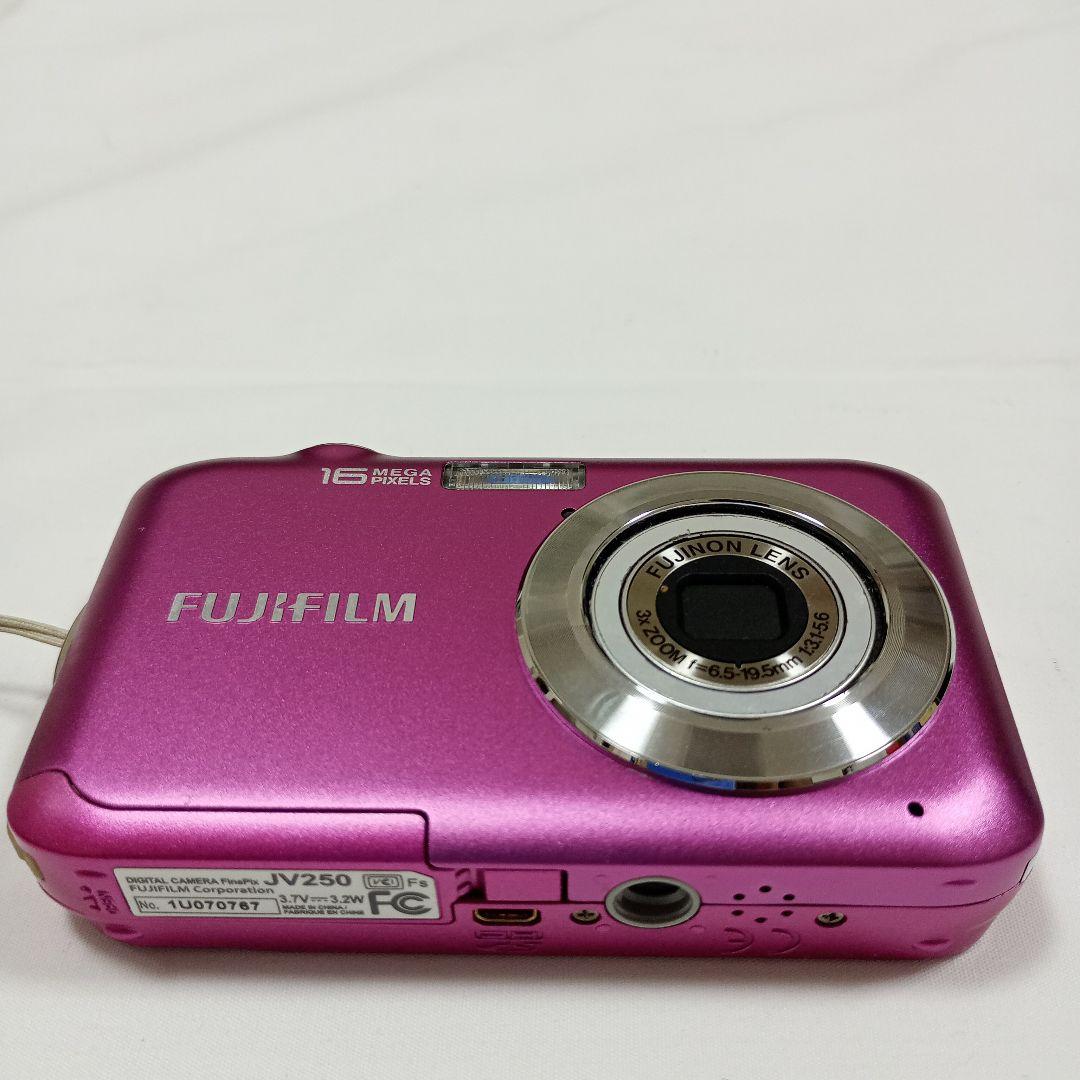【美品】富士フイルムFUJIFILM FINEPIX JV250デジカメ　ピンク