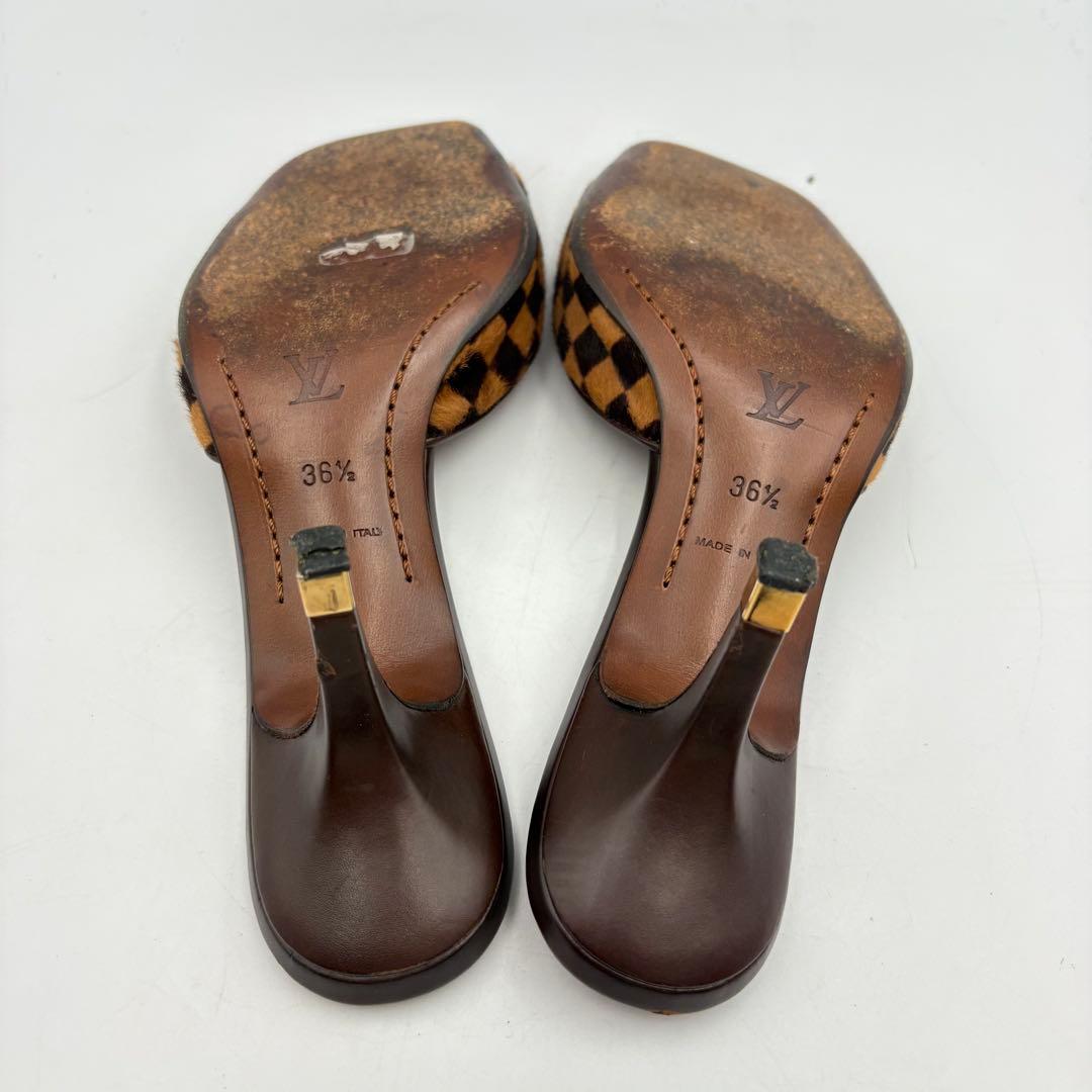 ルイヴィトン ダミエ ミュールサンダル レディース 0725-S6534h