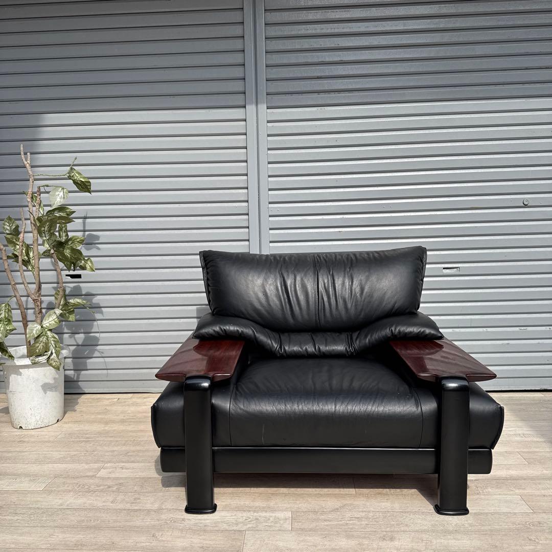 karimoku カリモク vivente ビベンテ 1人掛け　ソファ　総革