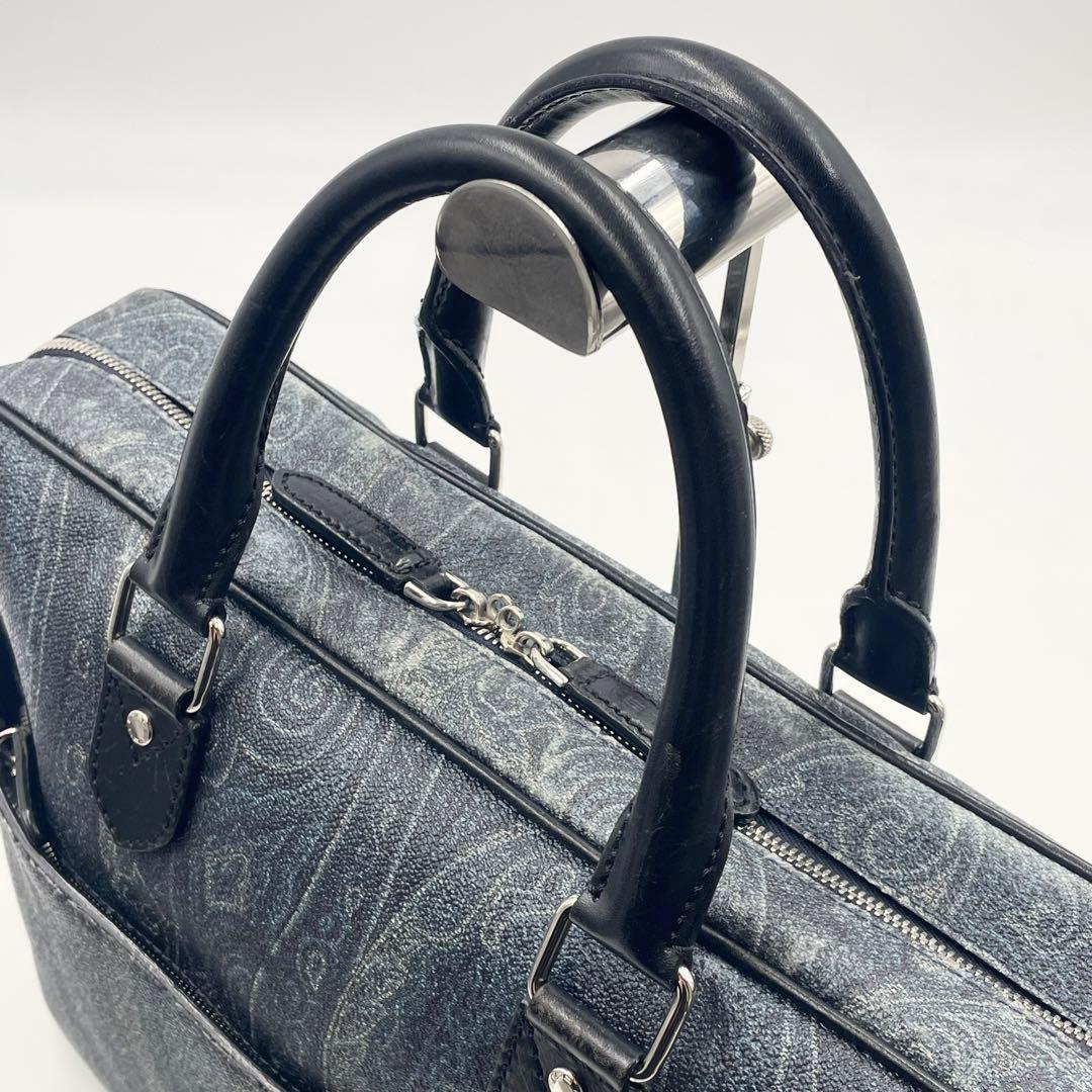 ETROエトロ ペイズリー柄 ブリーフケース ビジネスバッグ 2way A4可