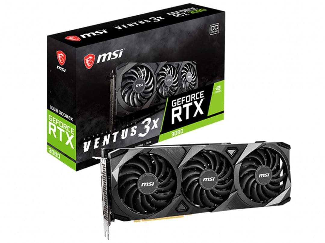 新品未開封／GeForce RTX 3080 VENTUS 3X 10G OC
