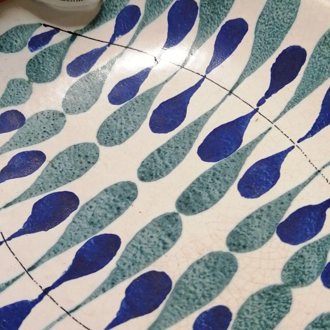 『グスタフスベリ/スティグ・リンドベリ　ファイアンスプレート』