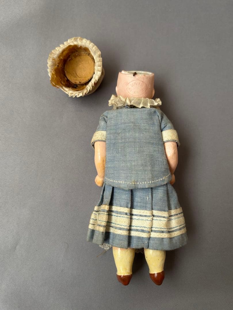 アンティーク ビスクドール ドールハウスドール Unis France