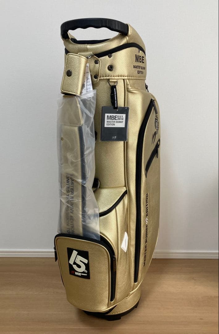 新品 パーリーゲイツ マスターバニー 【原プロアイコン】キャディバッグ 金