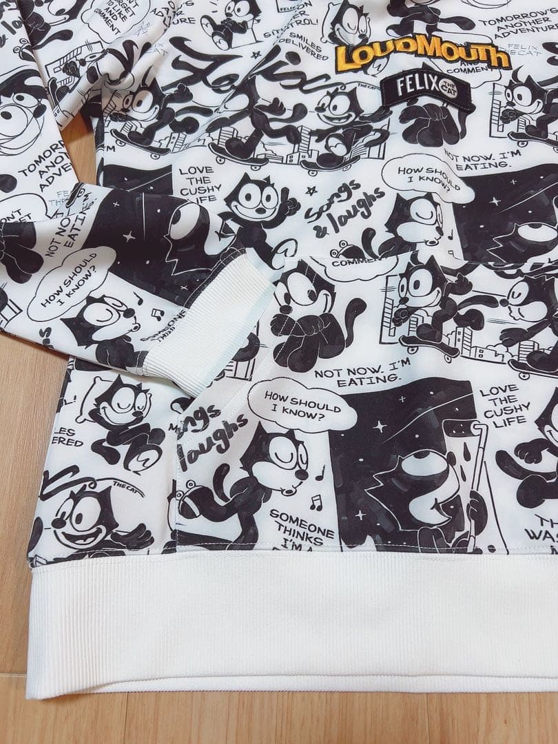 超美品 ラウドマウス LOUDMOUTH フード パーカーMサイズ　フィリックス