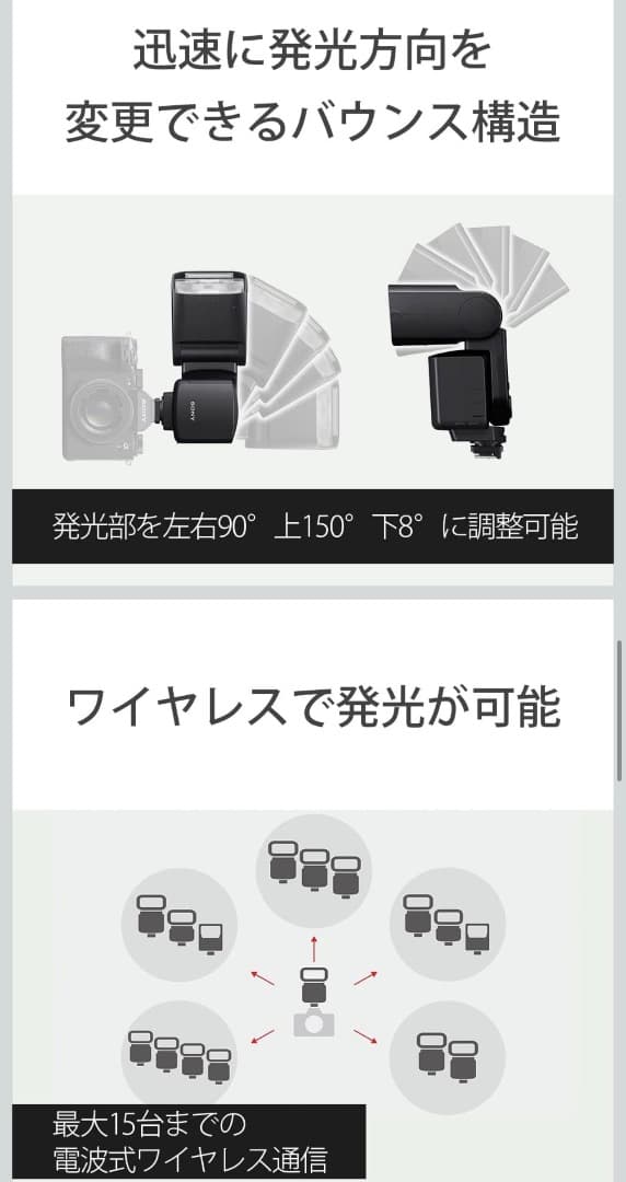 最終値下げ　SONY ソニー 電波式ワイヤレスフラッシュ HVL-F60RM2