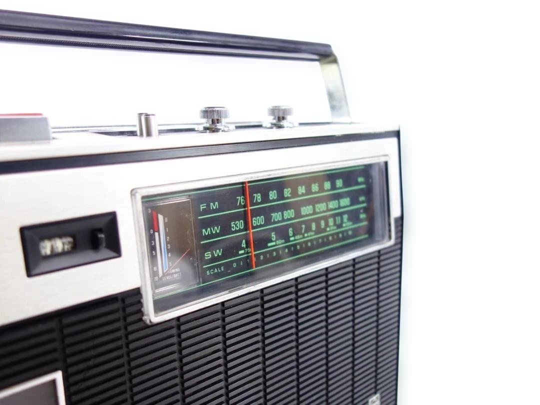 新品カセットテープ 電源コード付　NationalナショナルラジカセRQ-447