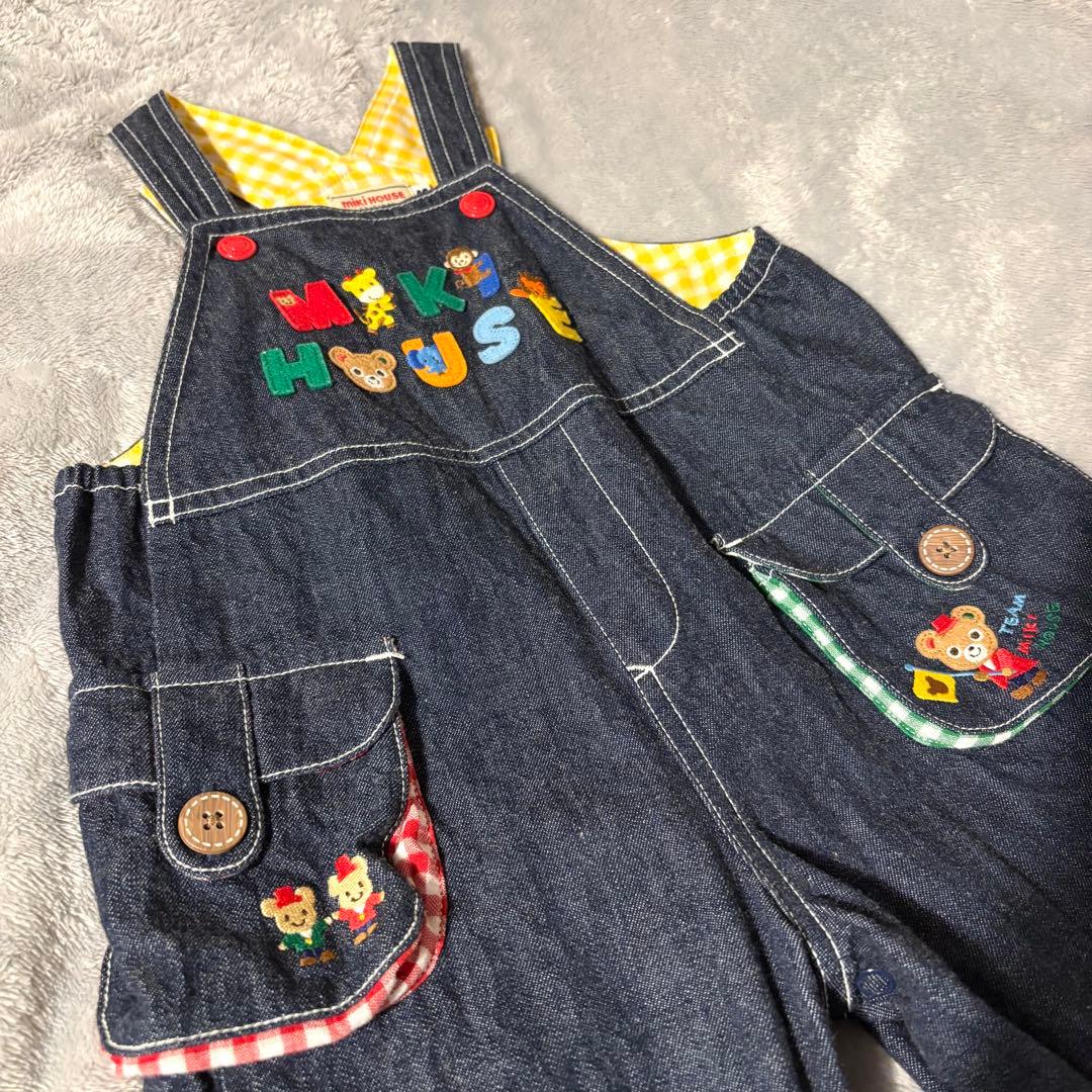 ミキハウス デニムオーバーオール