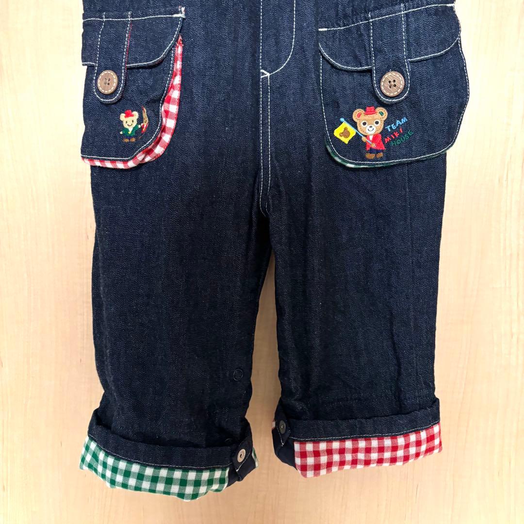 ミキハウス デニムオーバーオール