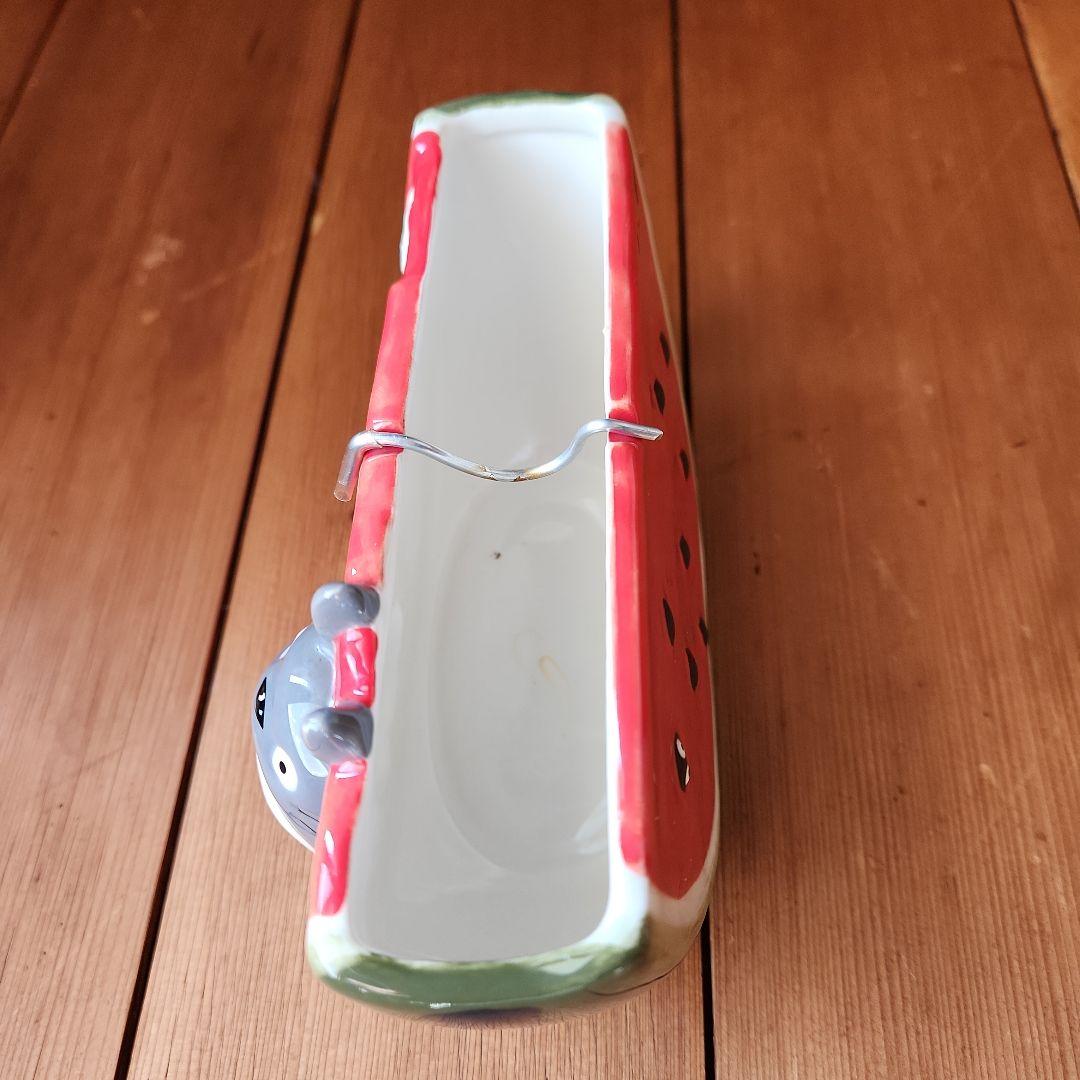 となりのトトロ　蚊取り線香ケース　すいか　かとり　ジブリ　陶器　箱付き