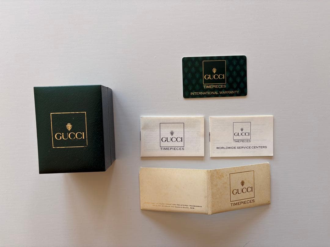 Gucci 時計 ゴールド バンドセット