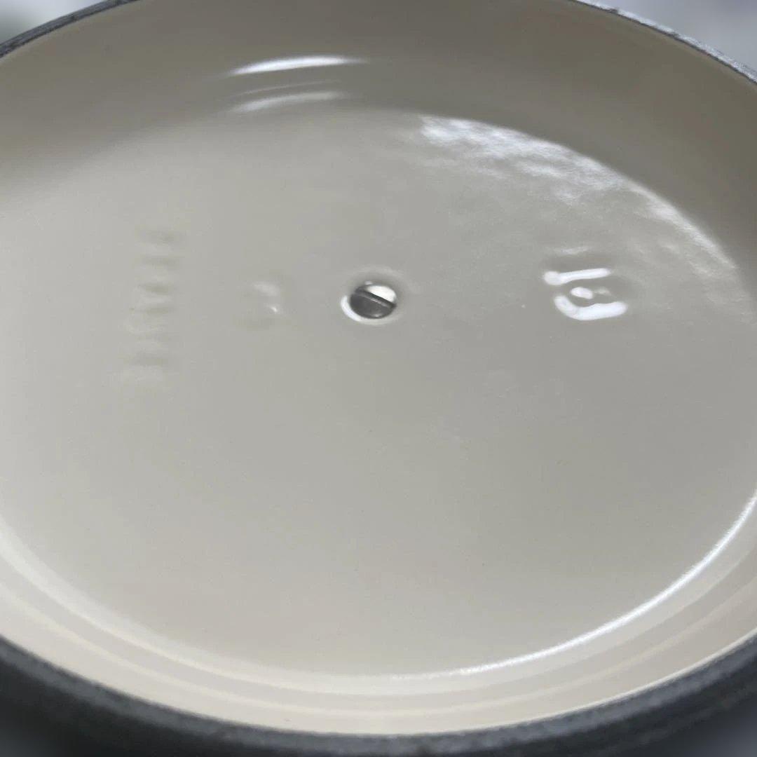 LE CREUSET 両手鍋 水色18