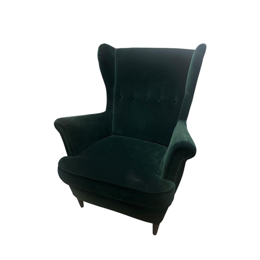 STRANDMON ストランドモン IKEA　1人掛けソファー グリーン