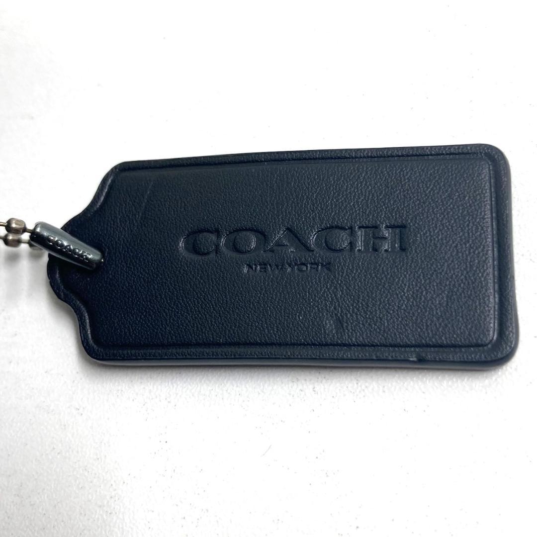 COACH　コーチ　ボディバッグ　ウエストバッグ　レザー　ブラック