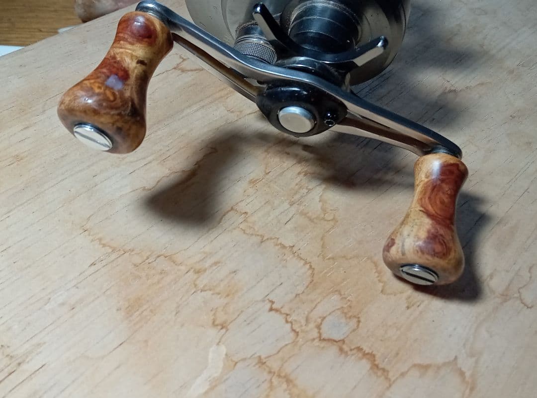 花梨ノブ　ハンドルノブ　リールノブ　フィネス　ラウンド　シマノ　ダイワ　NS