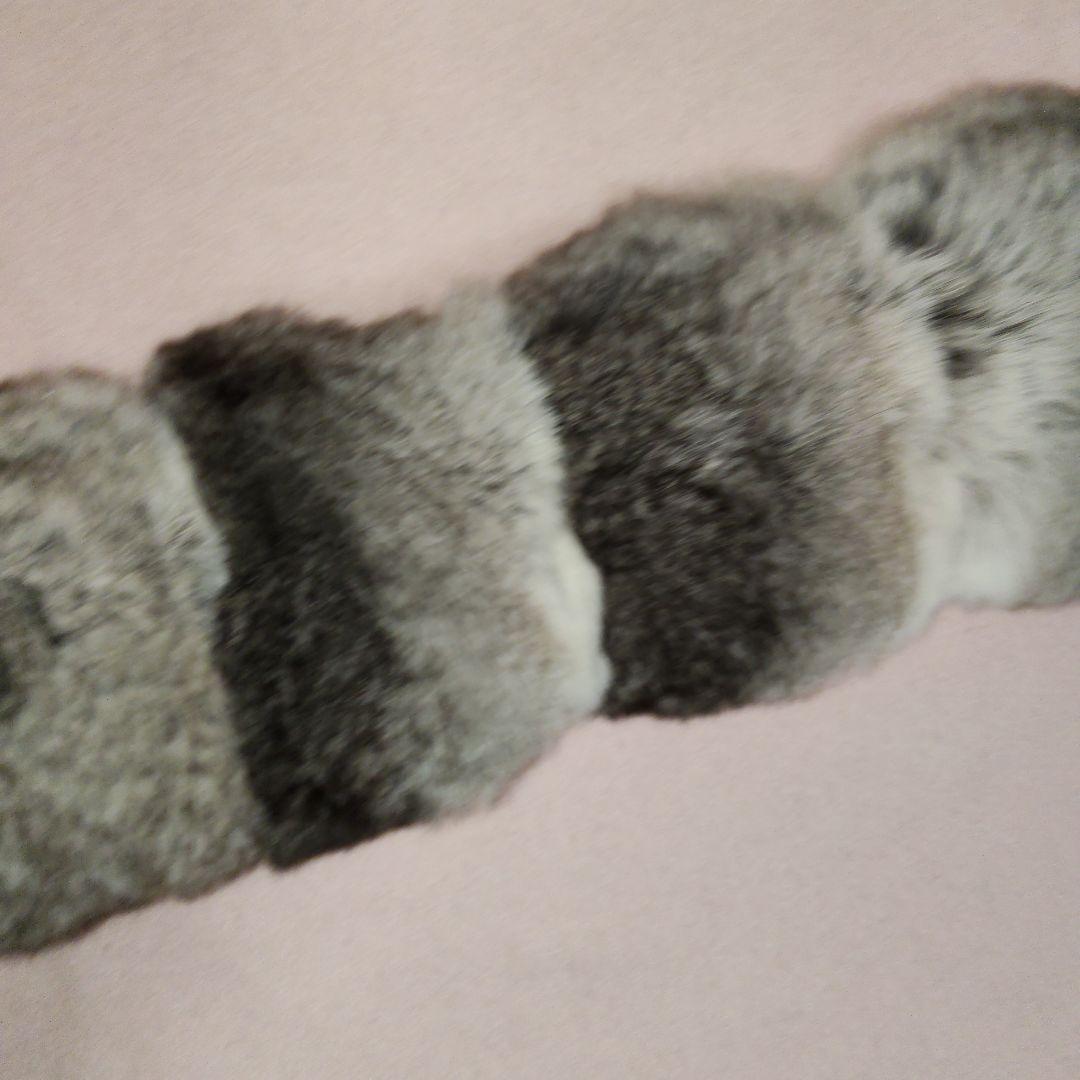 チンチラマフラーショール、、極美品